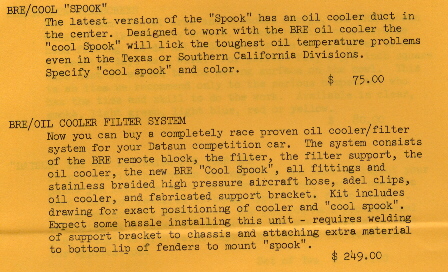 Second BRE pricelist