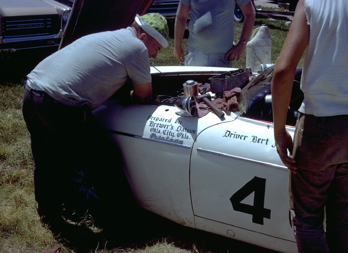 Ray Brewer, team manager, chief mechanic, team driver etc, etc.