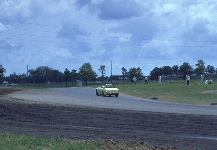 Dick Roberts on the track