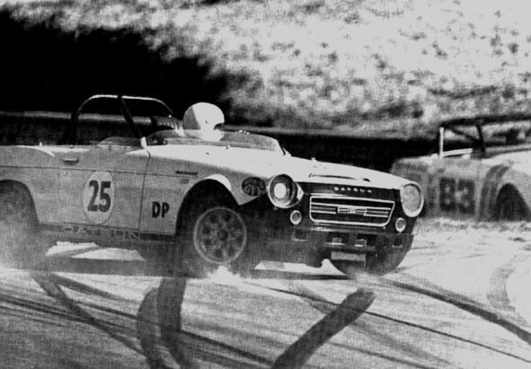 Joe Hebert spins - Gene sits in a ditch