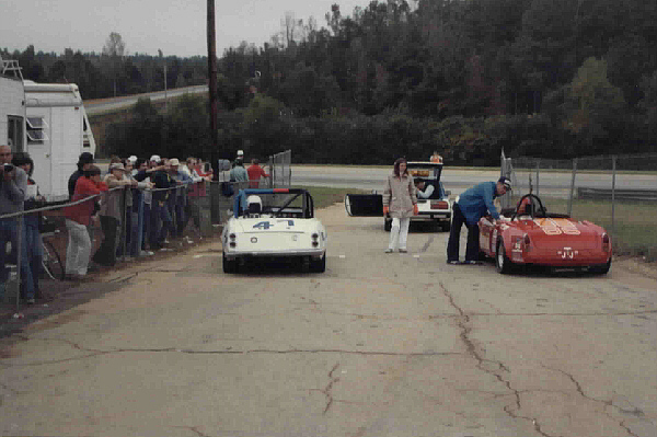 1988 Runoffs - front row of the Grid