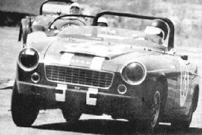 Bob Sharp on the track