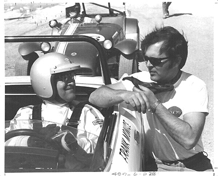 Pete Brock and Frank Monise on the grid