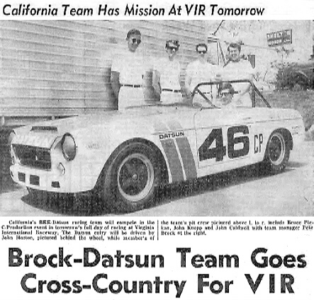 BRE at VIR, April 1970