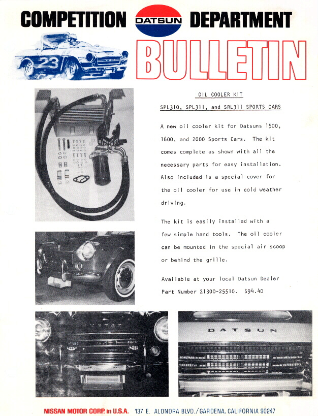 1969 Competition Bulletin
