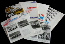 Datsun SCCA Press Kits